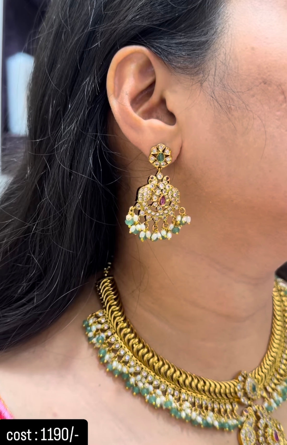Beautiful jilebi necklace