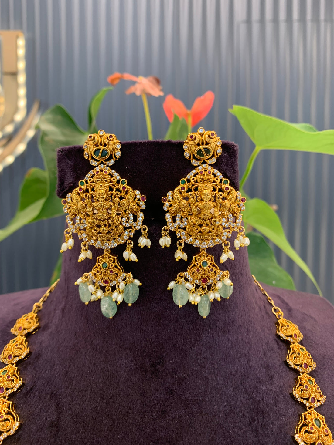 Beautiful 2 layer Nakshi long haram