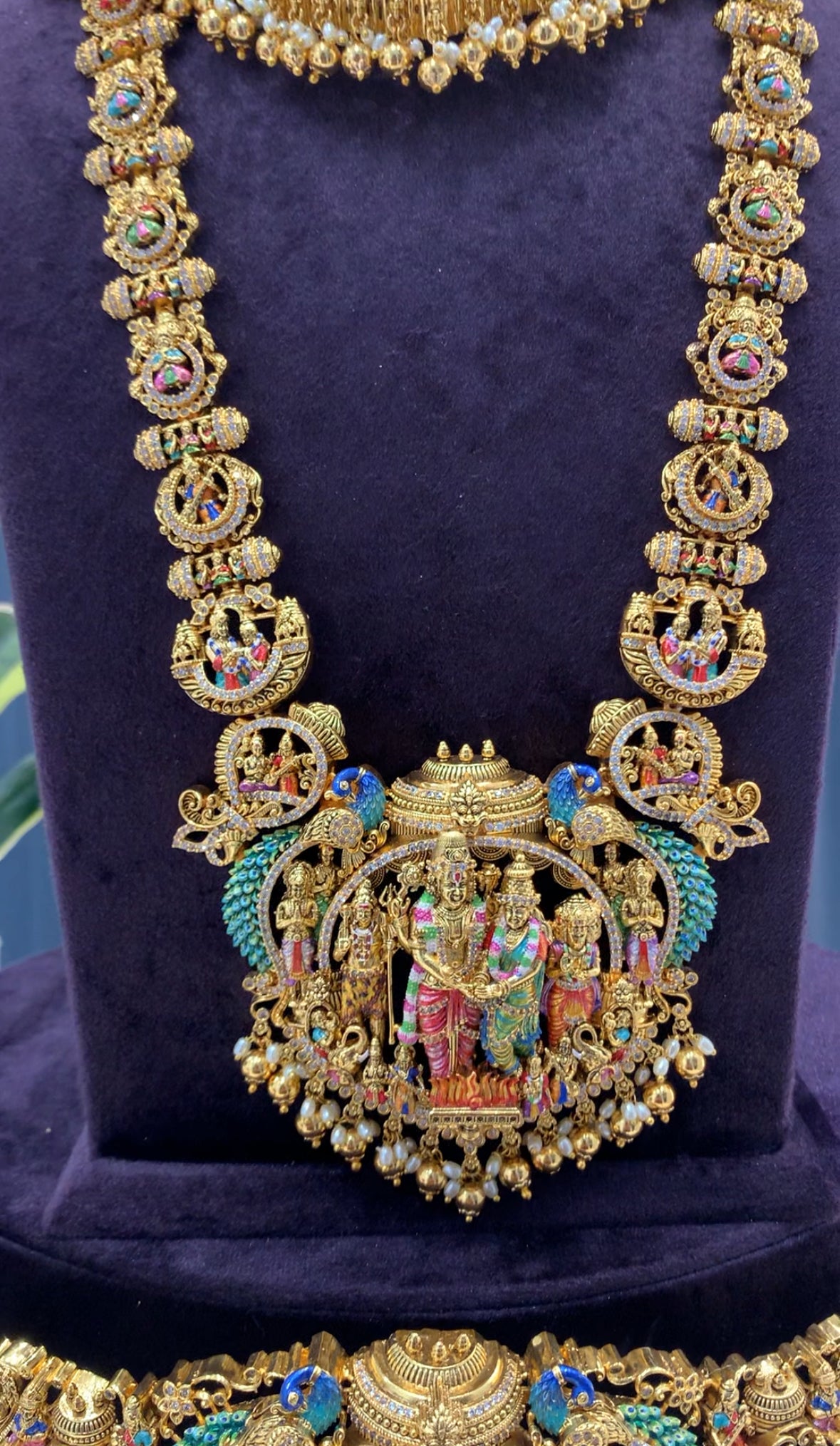 Beautiful srinivasa kalyanam combo set (chocker + haram +jumkies+vaddanam)prebook 20 days
