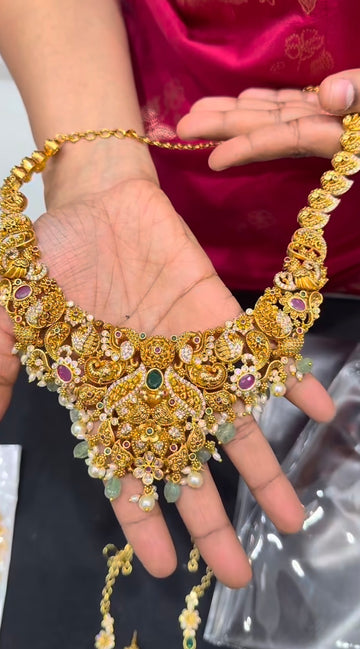Beautiful traditional nakshi necklace