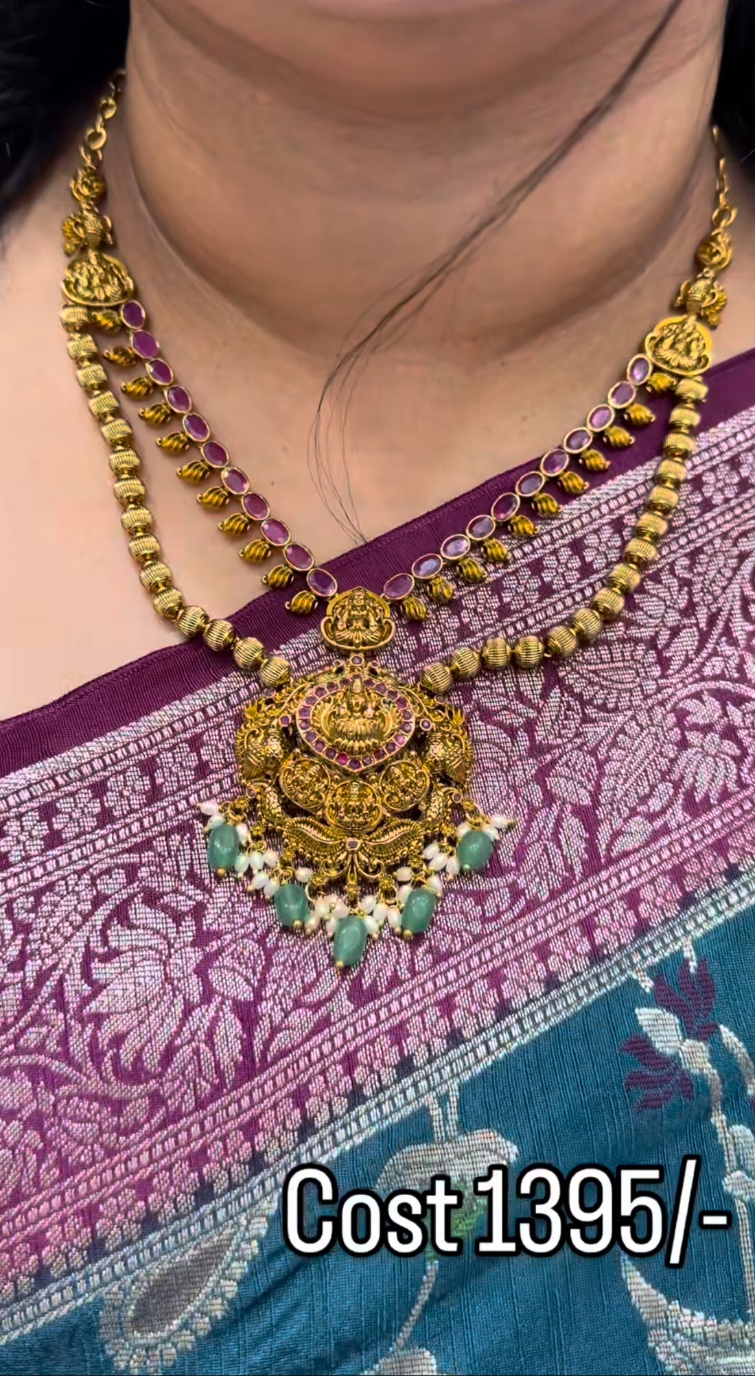 Beautiful nakshi necklace