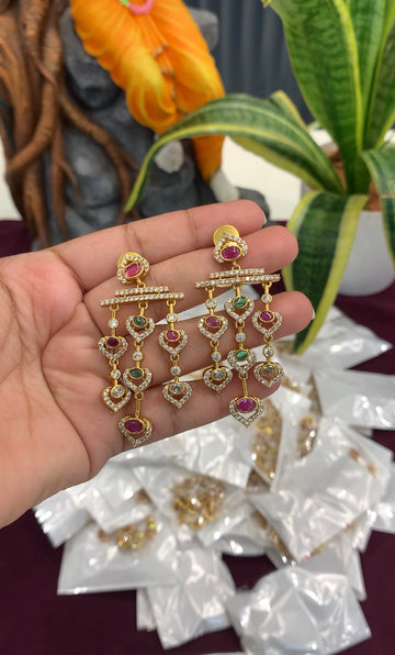 Beautiful chandbali earrings