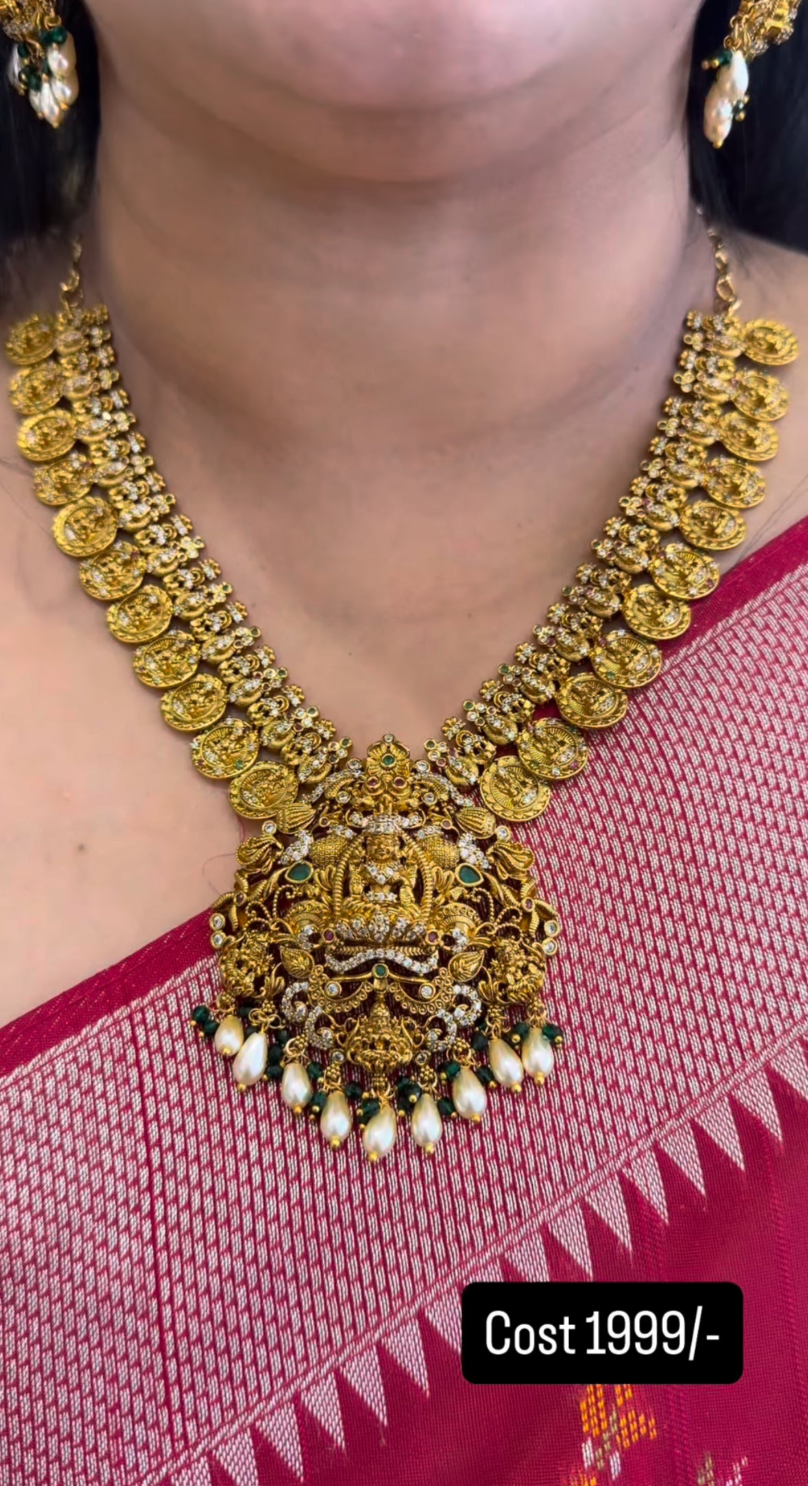 Beautiful nakshi necklace