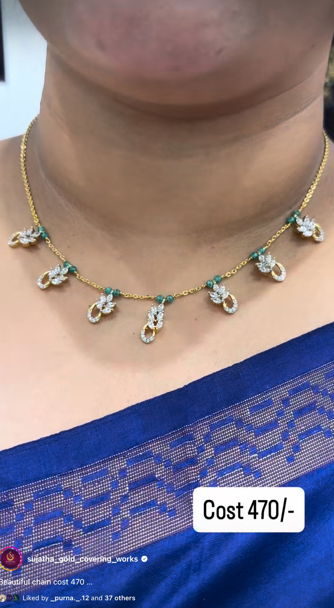 Beautiful trendy chain