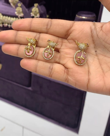 Beautiful cute parrot Locket set