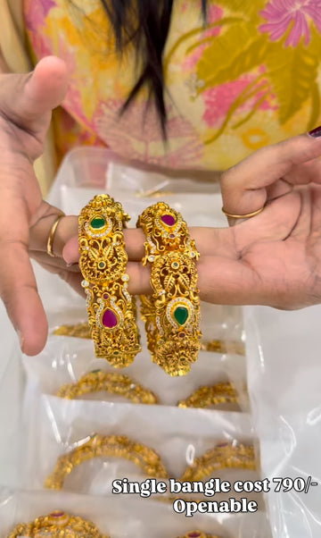 Beautiful nakshi openable bangle (single)