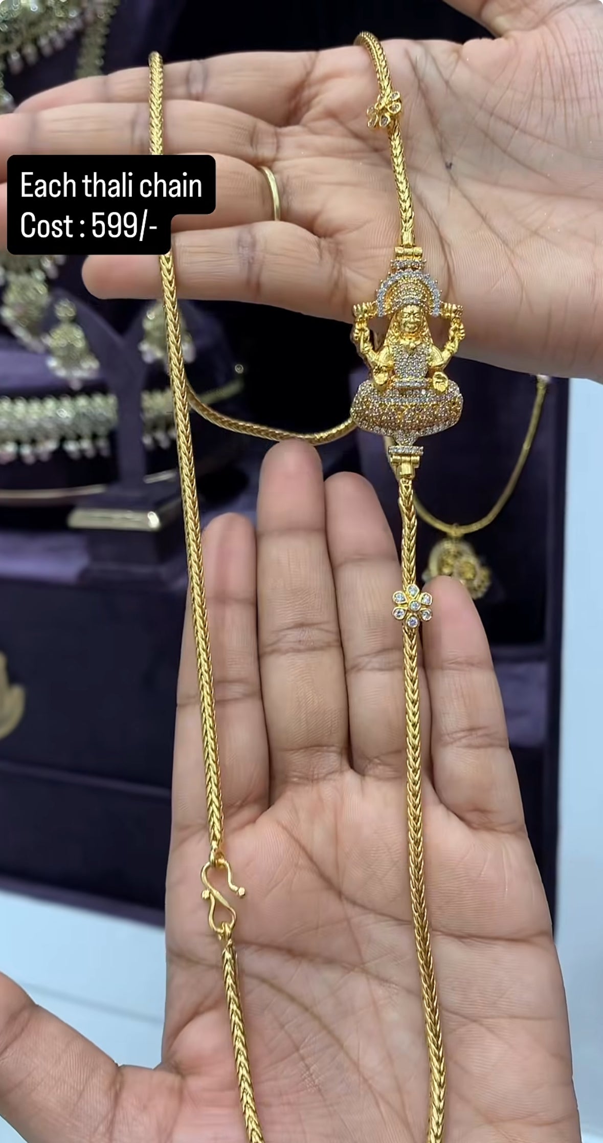 Beautiful thali chain 24 inchs and hook