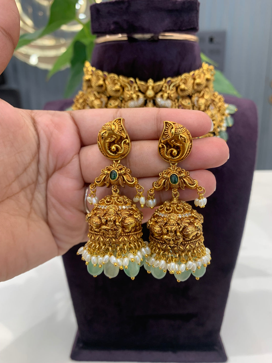 Beautiful nakshi 3D heavy  chocker set