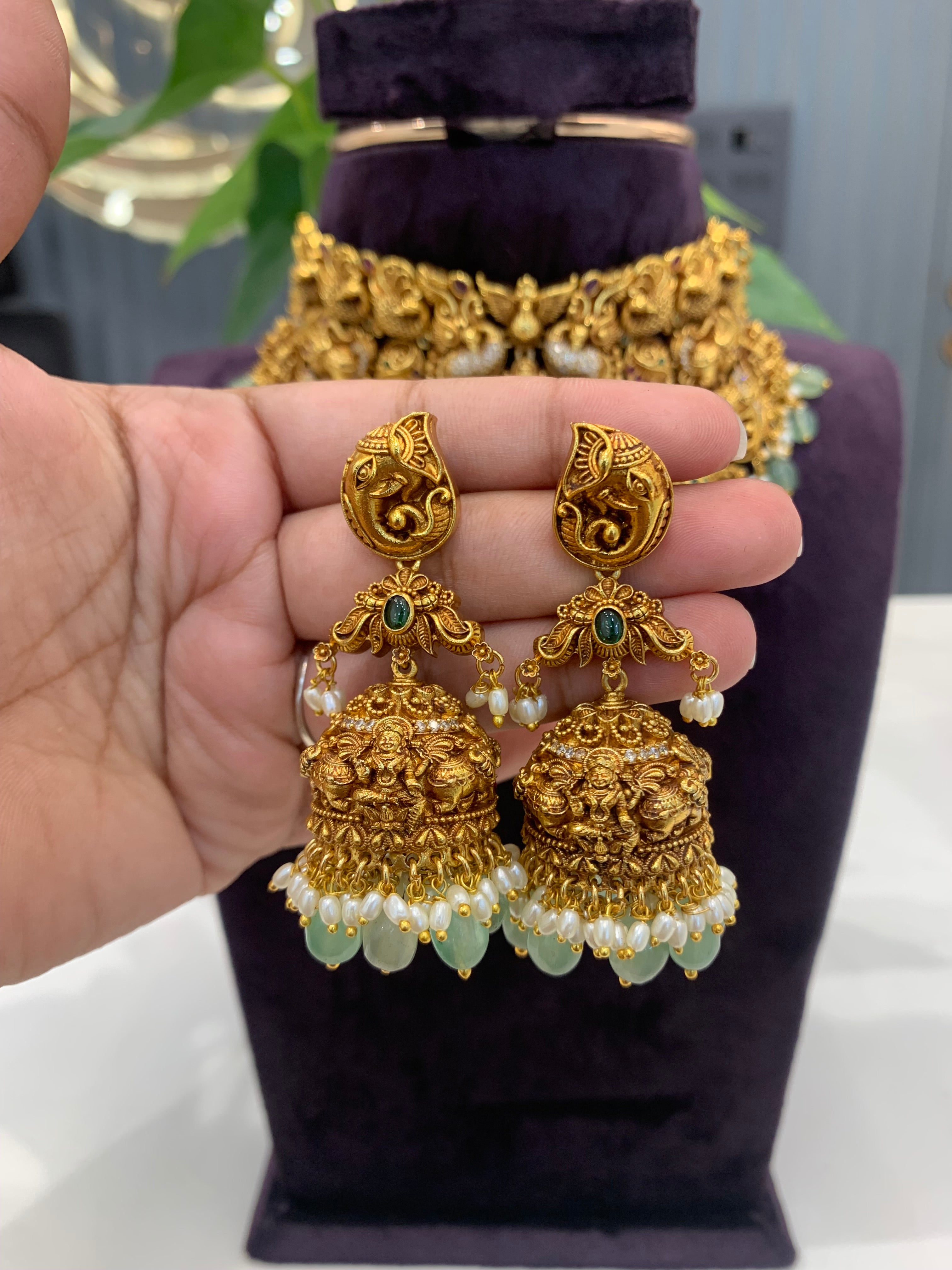 Beautiful nakshi 3D heavy  chocker set