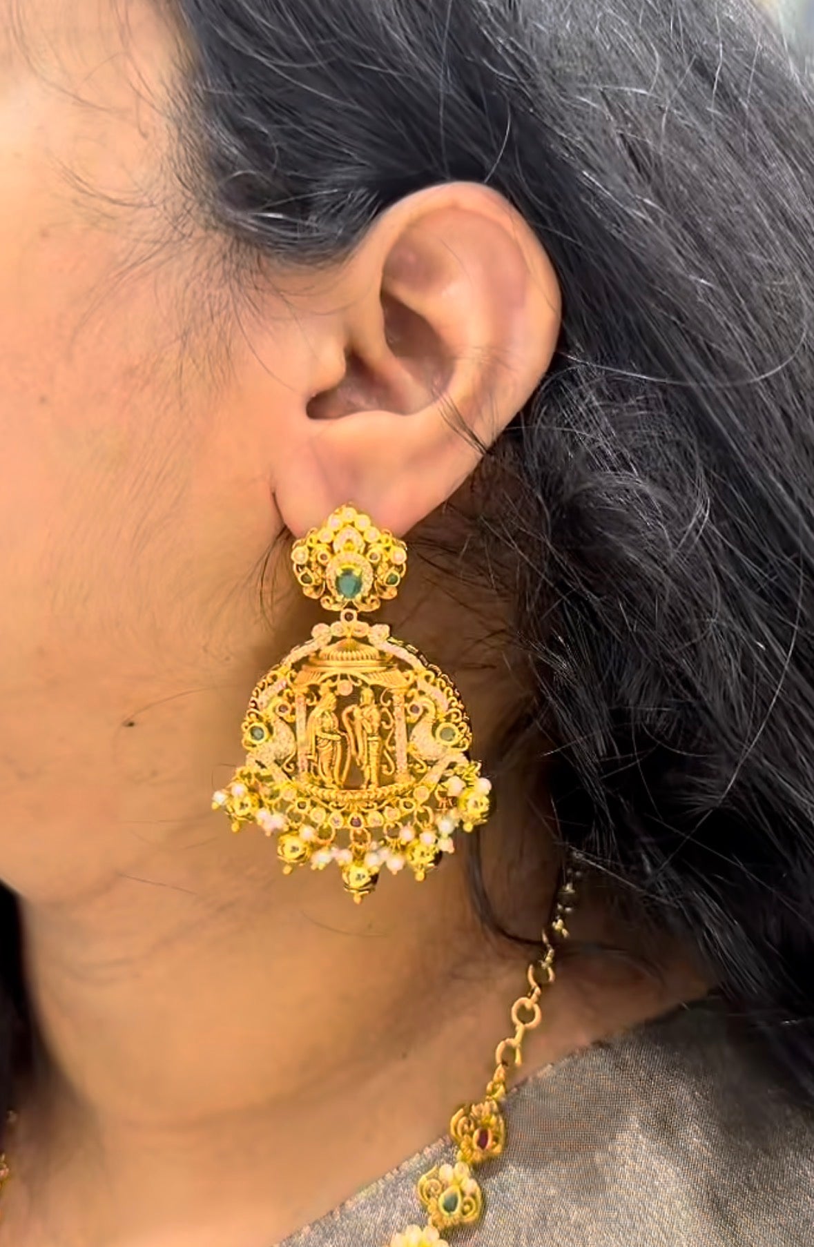 Beautiful customised nakshi ramparivar haram