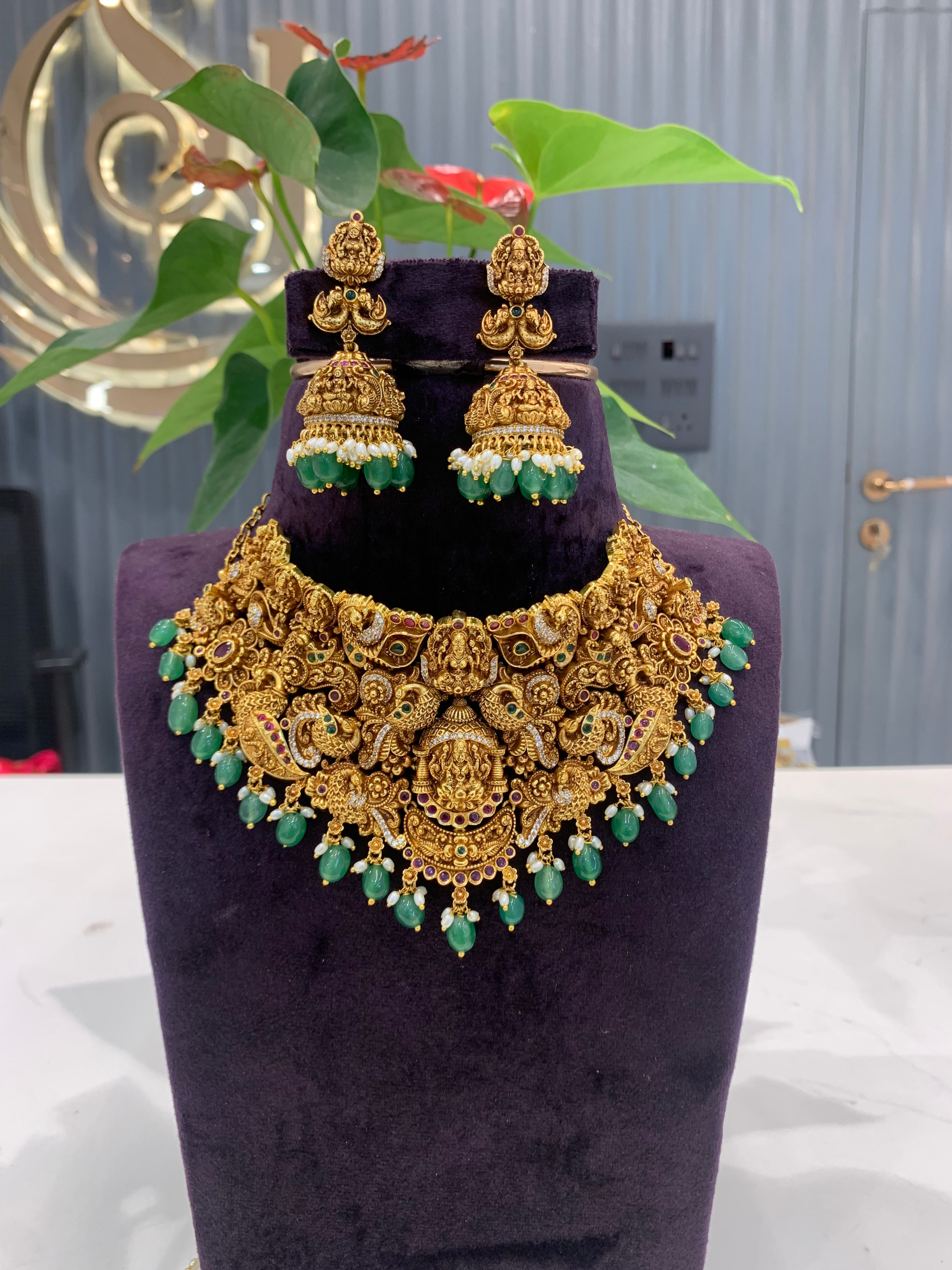 Beautiful nakshi 3D heavy  chocker set