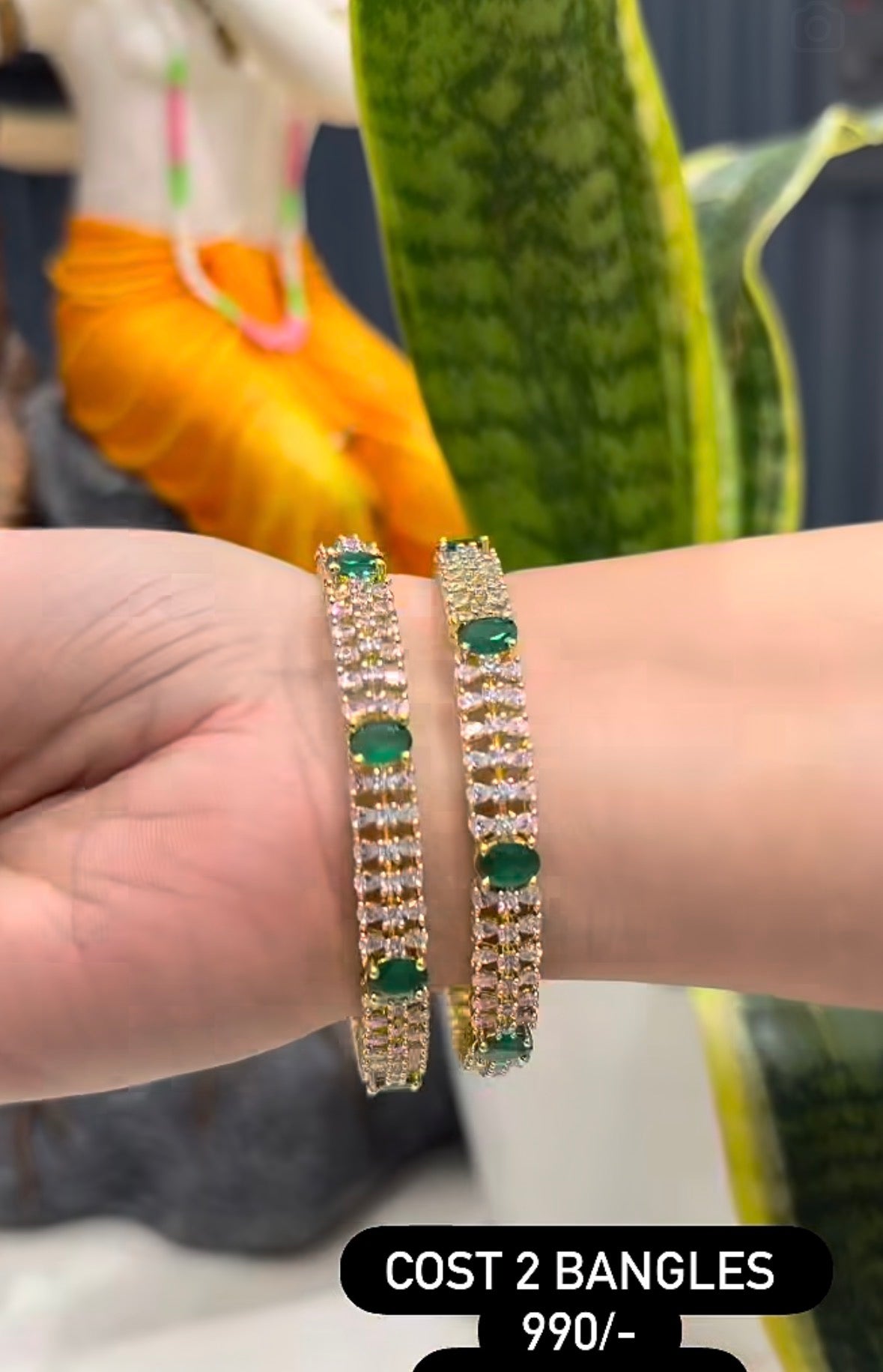 Beautiful GJ polish bangles set of 2