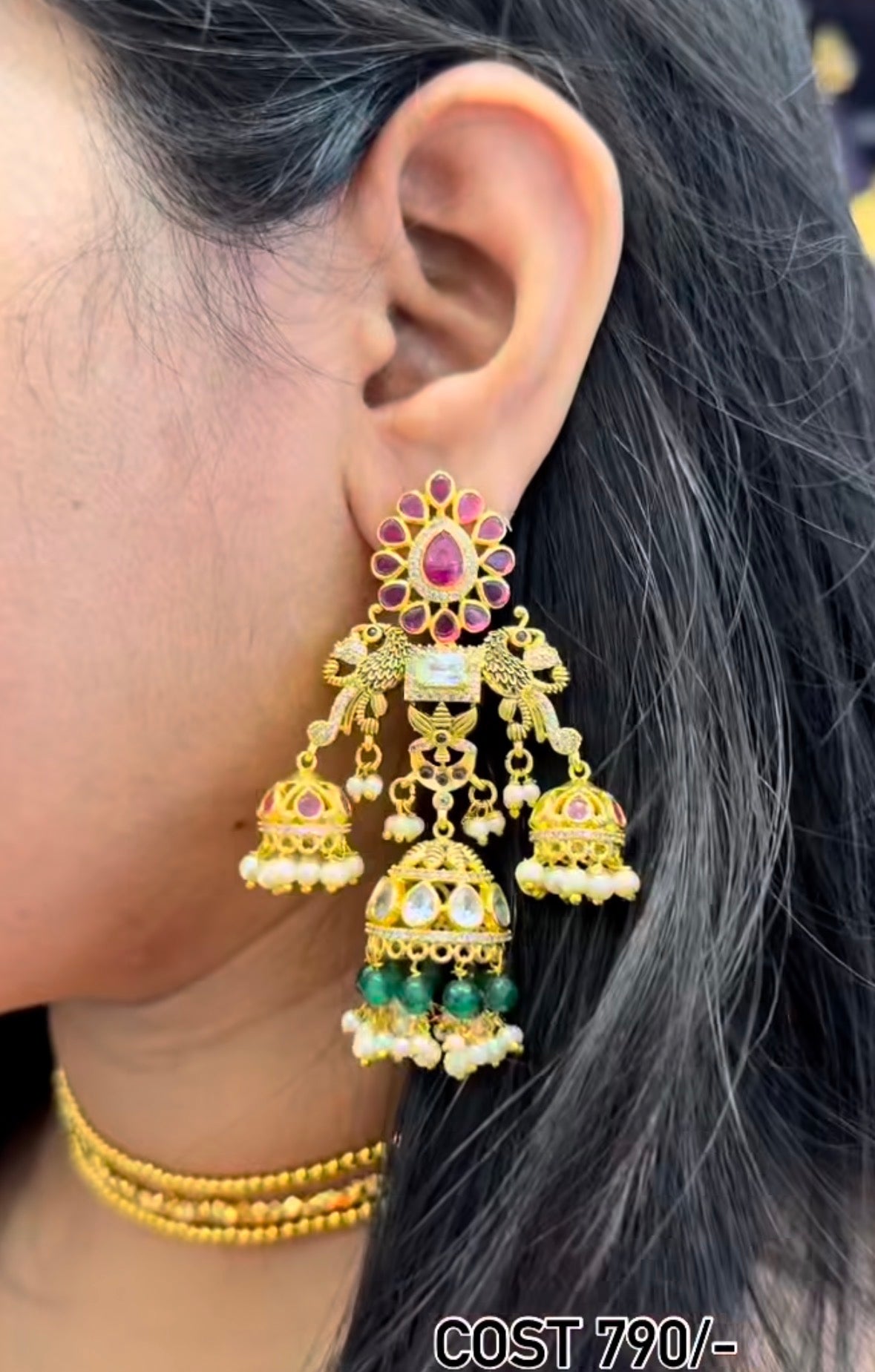 Beautiful customised chandbalis