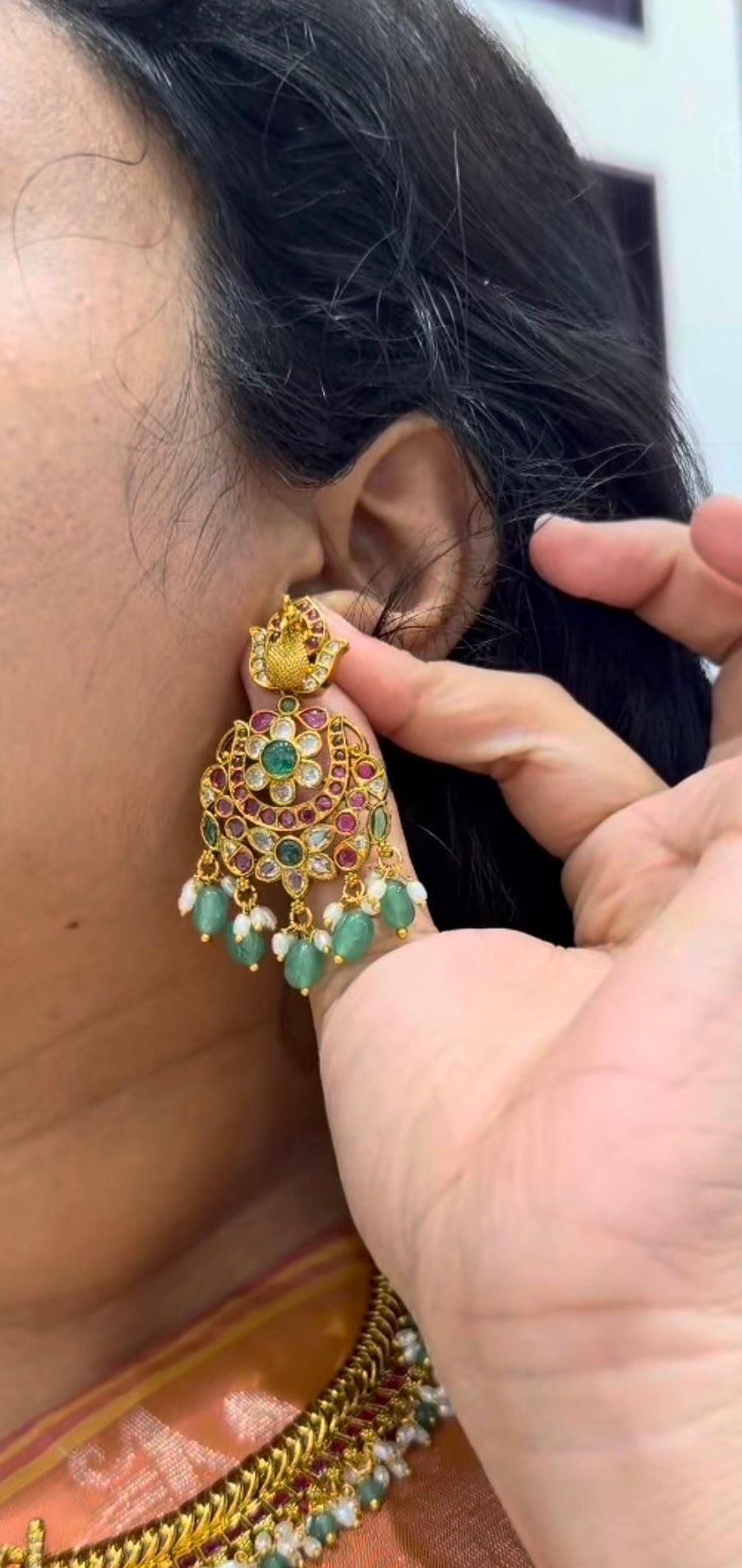 Beautiful jilebi necklace