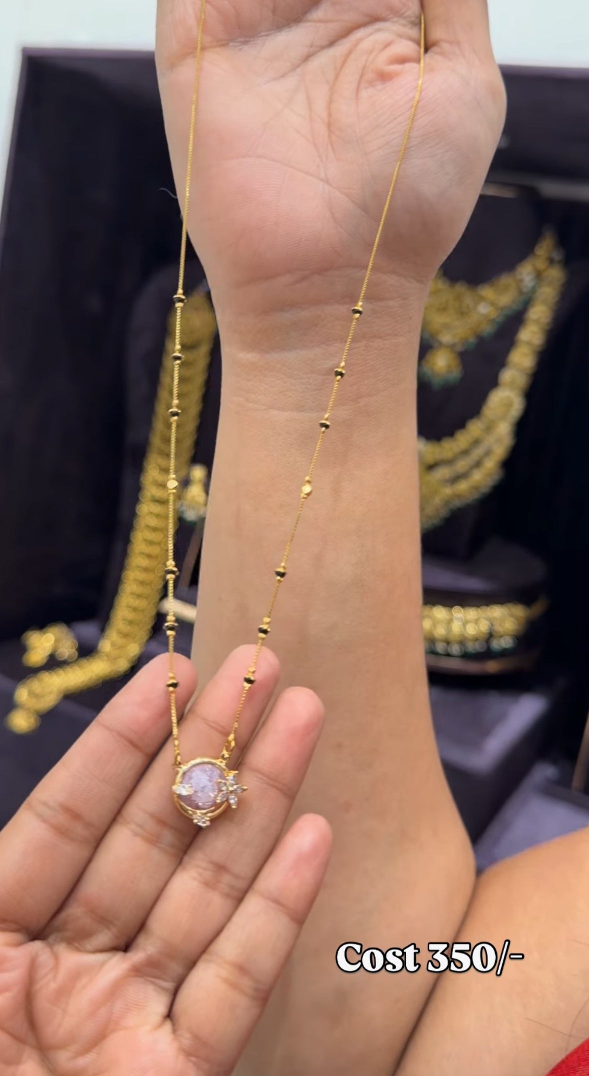 Beautiful simple matalic chain