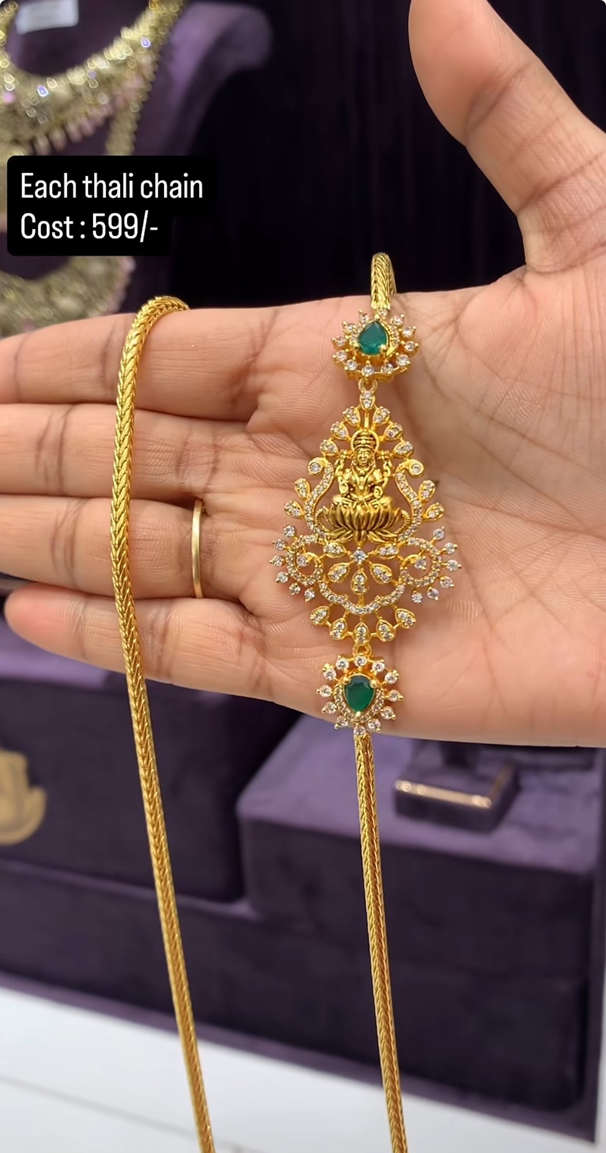 Beautiful thali chain 24 inchs and hook