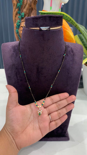 Beautiful Locket with Stylish Blackbeads