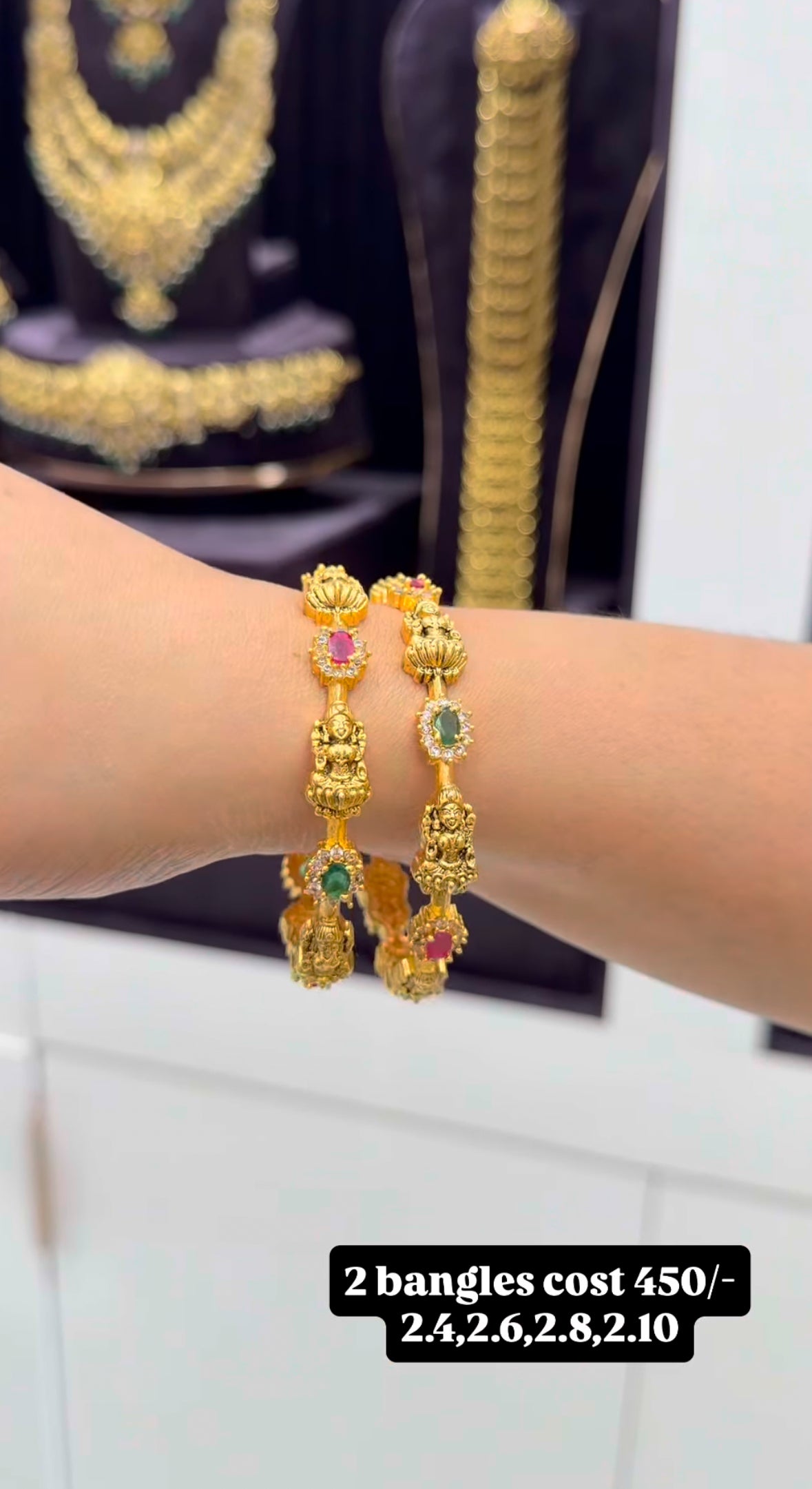 Beautiful multi nakshi bangles