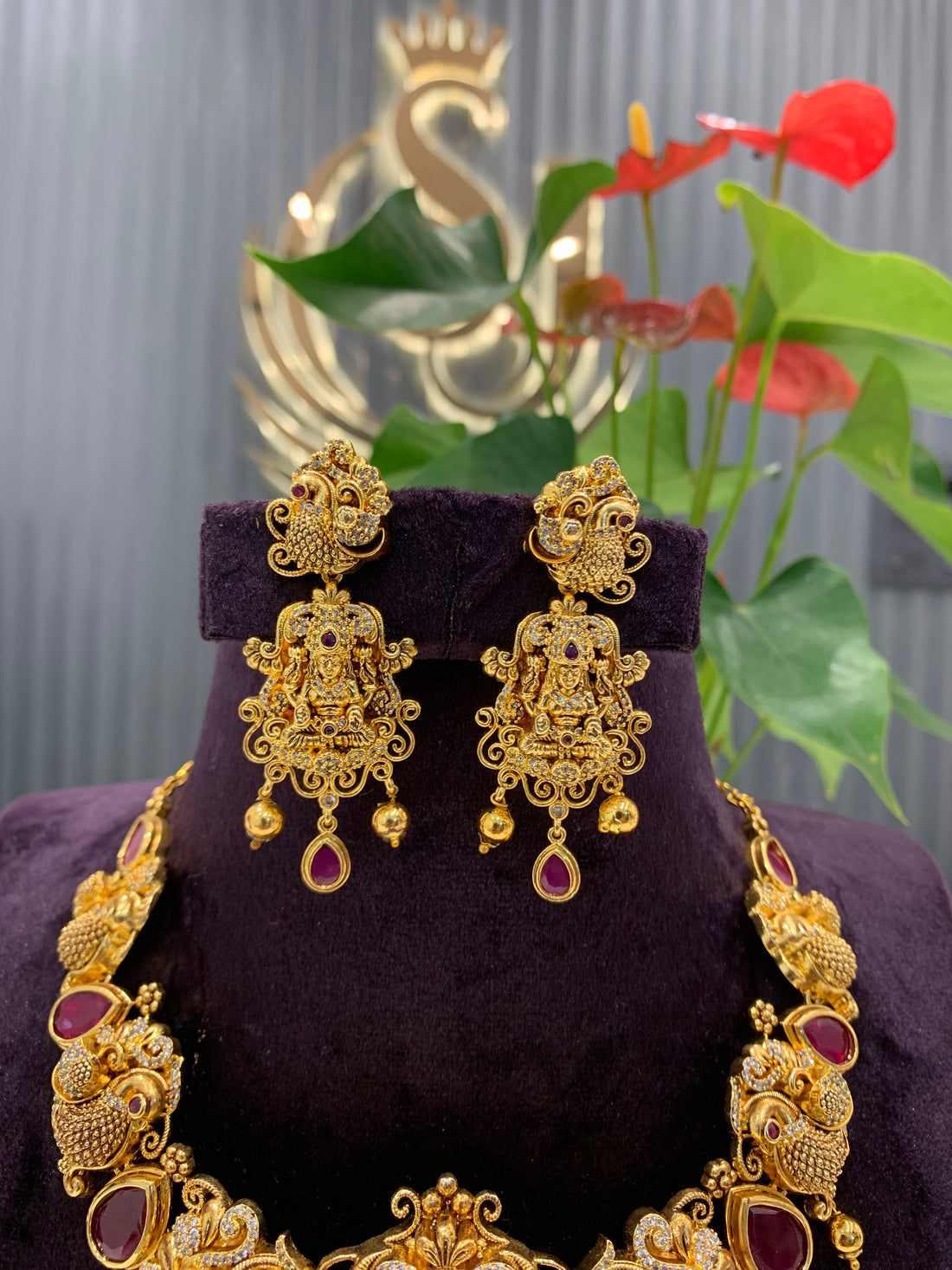 Premium Beautiful nakshi 3D necset