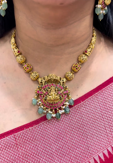 Beautiful jadav kanti necklace