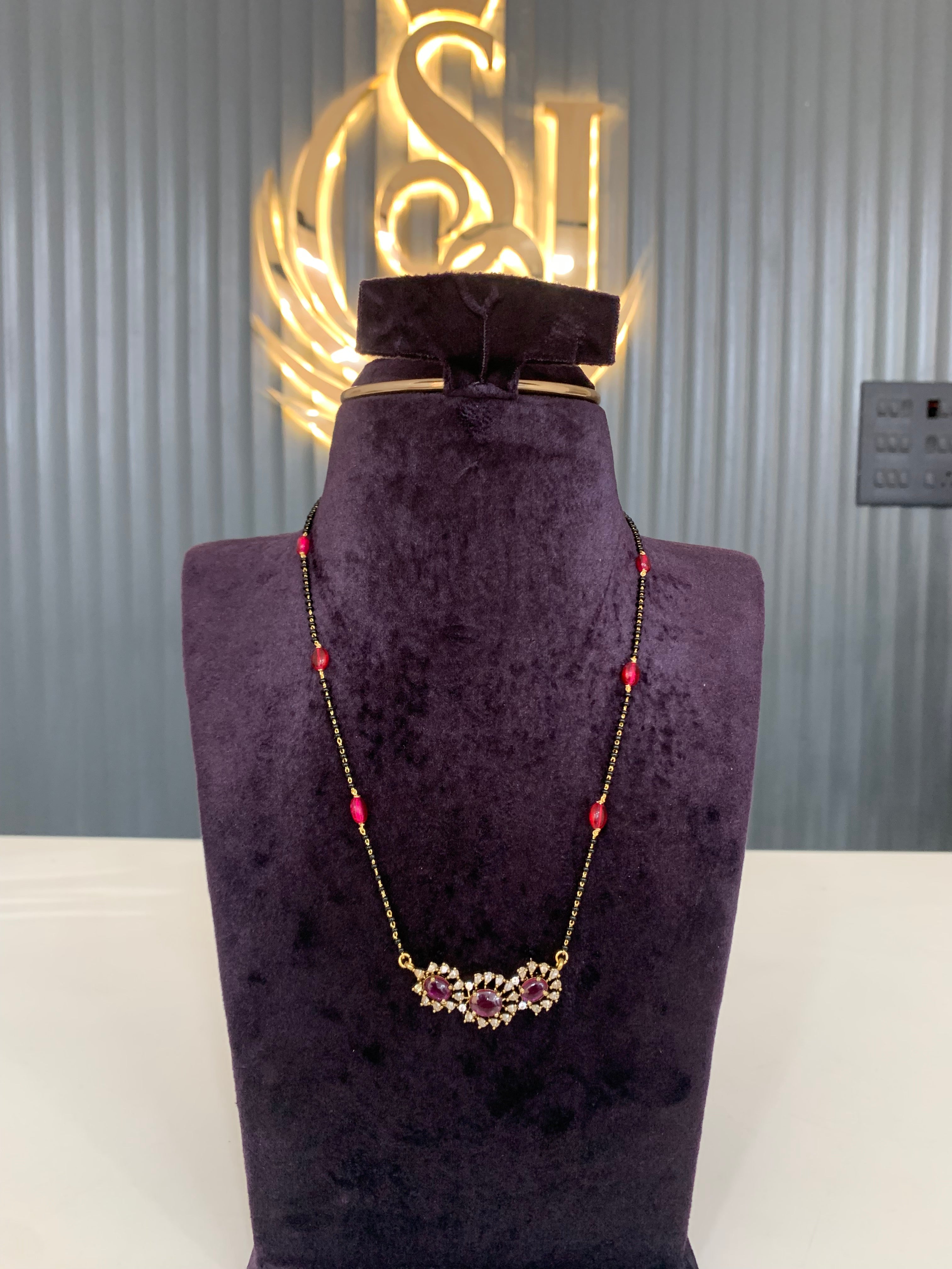 Beautiful black beads