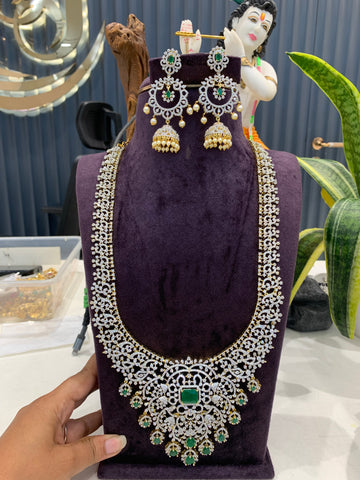 Beautiful Green stone GJ long haram