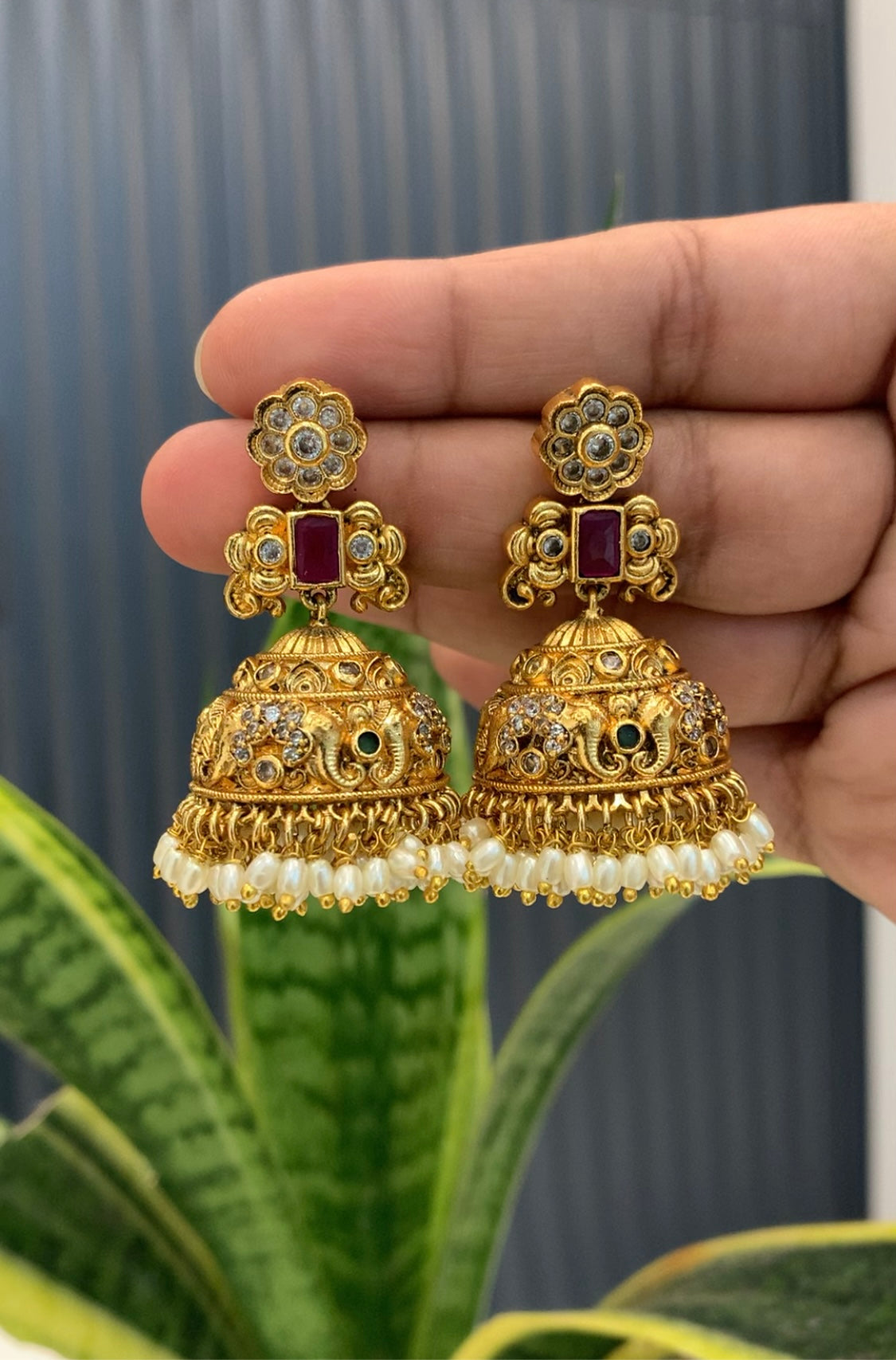 Beautiful Nakshi Jumkis