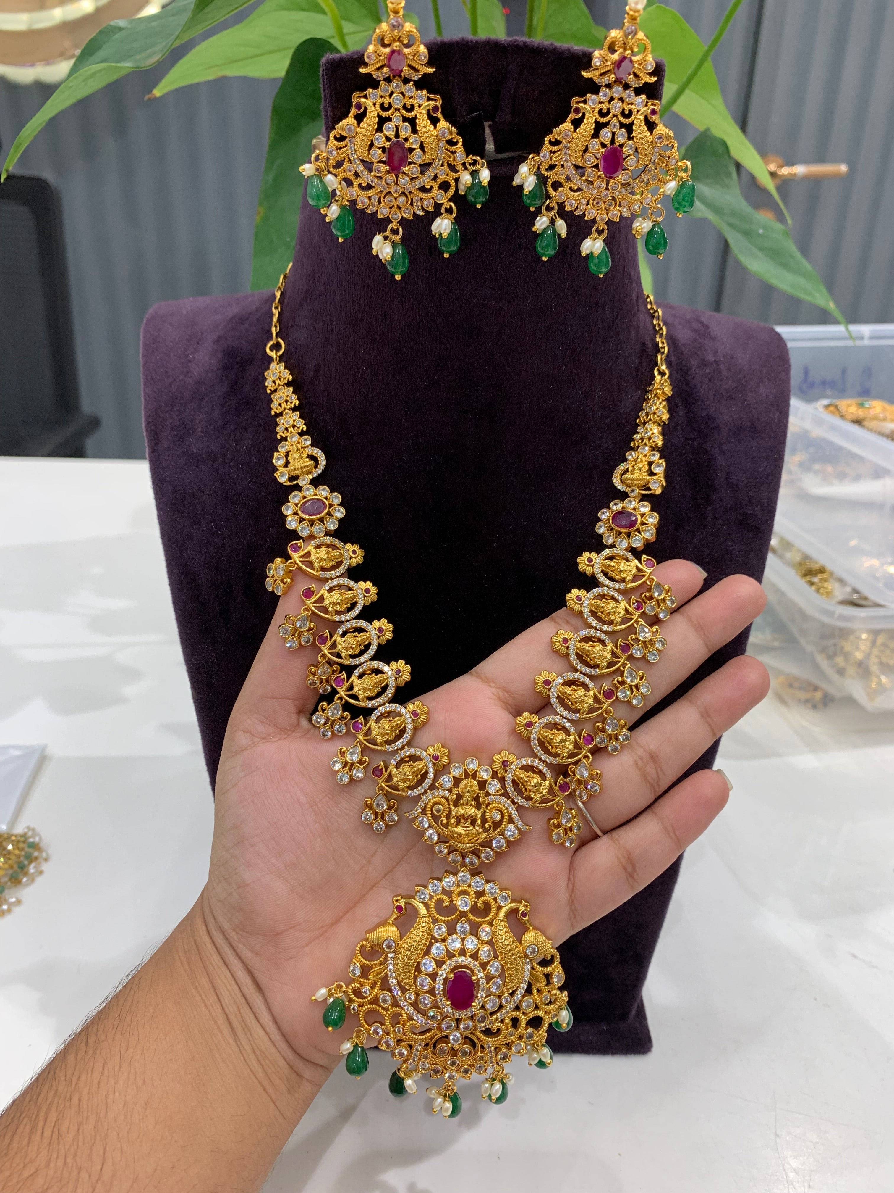 Beautiful nakshi necklace