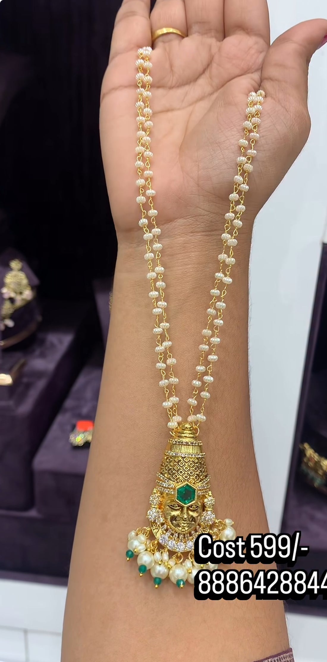 Beautiful balaji pendant chain