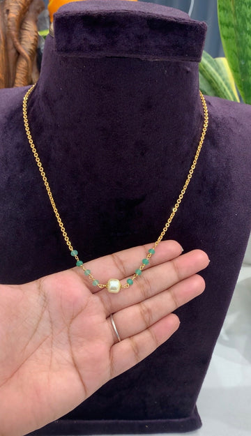 Beautiful Customised Handmade Simple Chain (18inches)