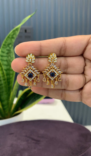 Beautiful Blue stone earrings
