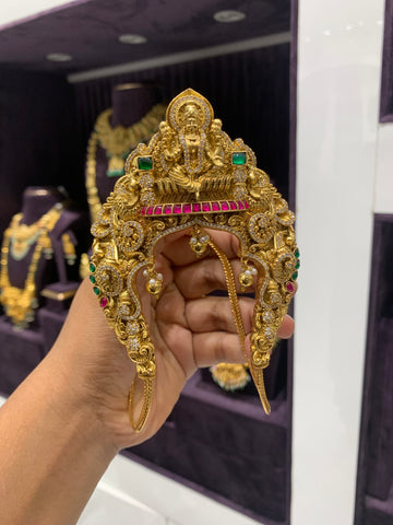 Beautiful Nakshi 3D Jadav Stone Adult Aaravanki