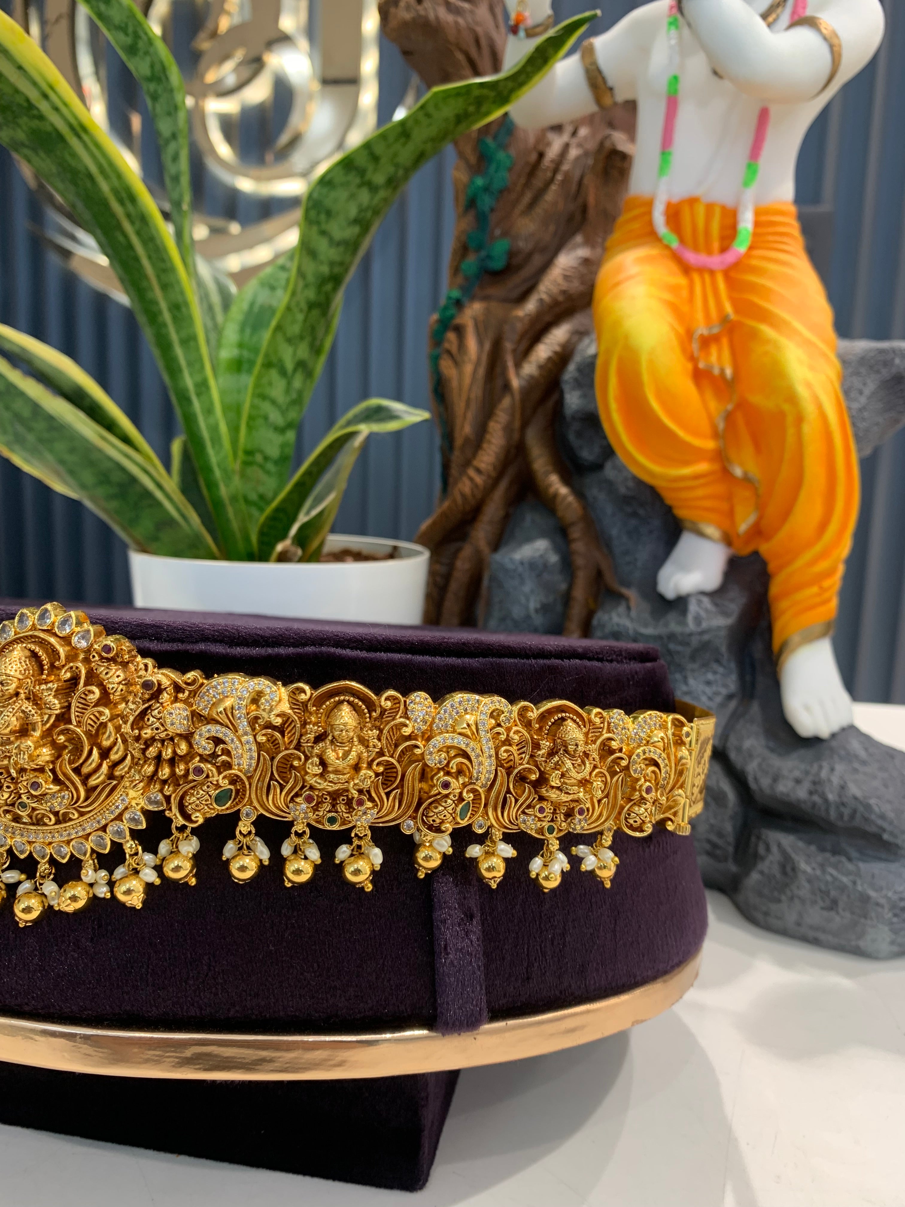 Beautiful Customised adult belt vaddanam