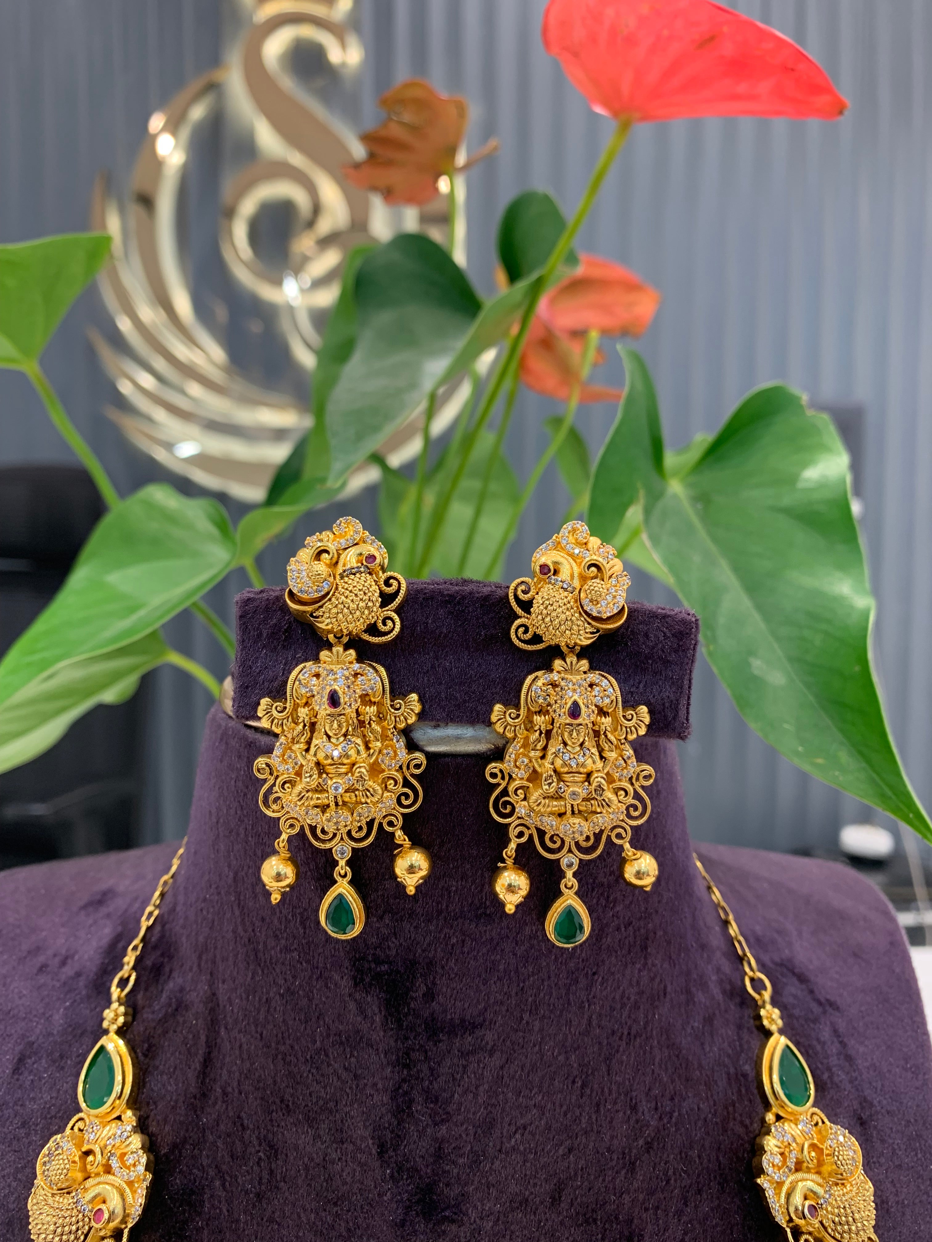 Beautiful nakshi 3D necklace