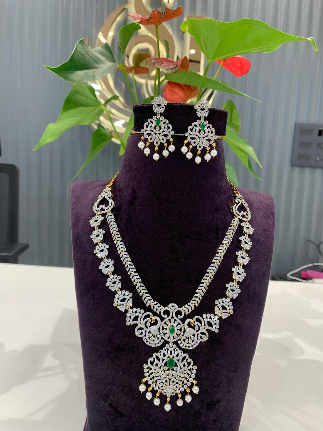 Beautiful GJ polish double step necklace