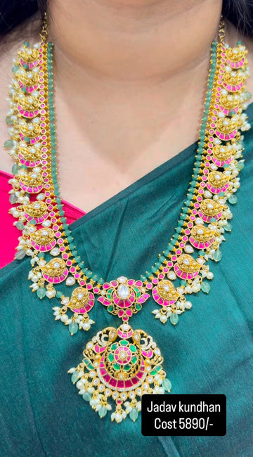 Beautiful premium jadav long haram