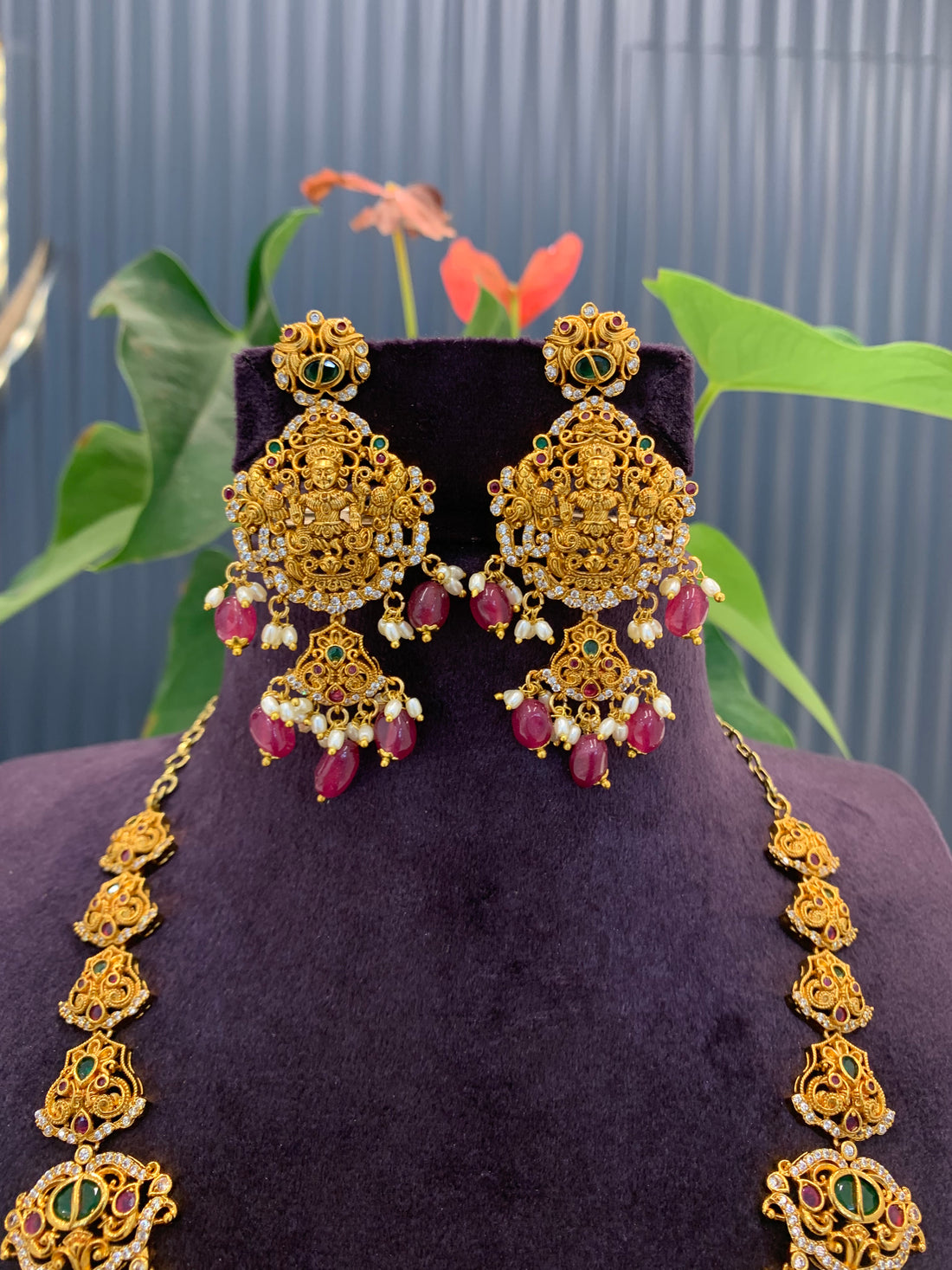 Beautiful 2 layer Nakshi Long haram