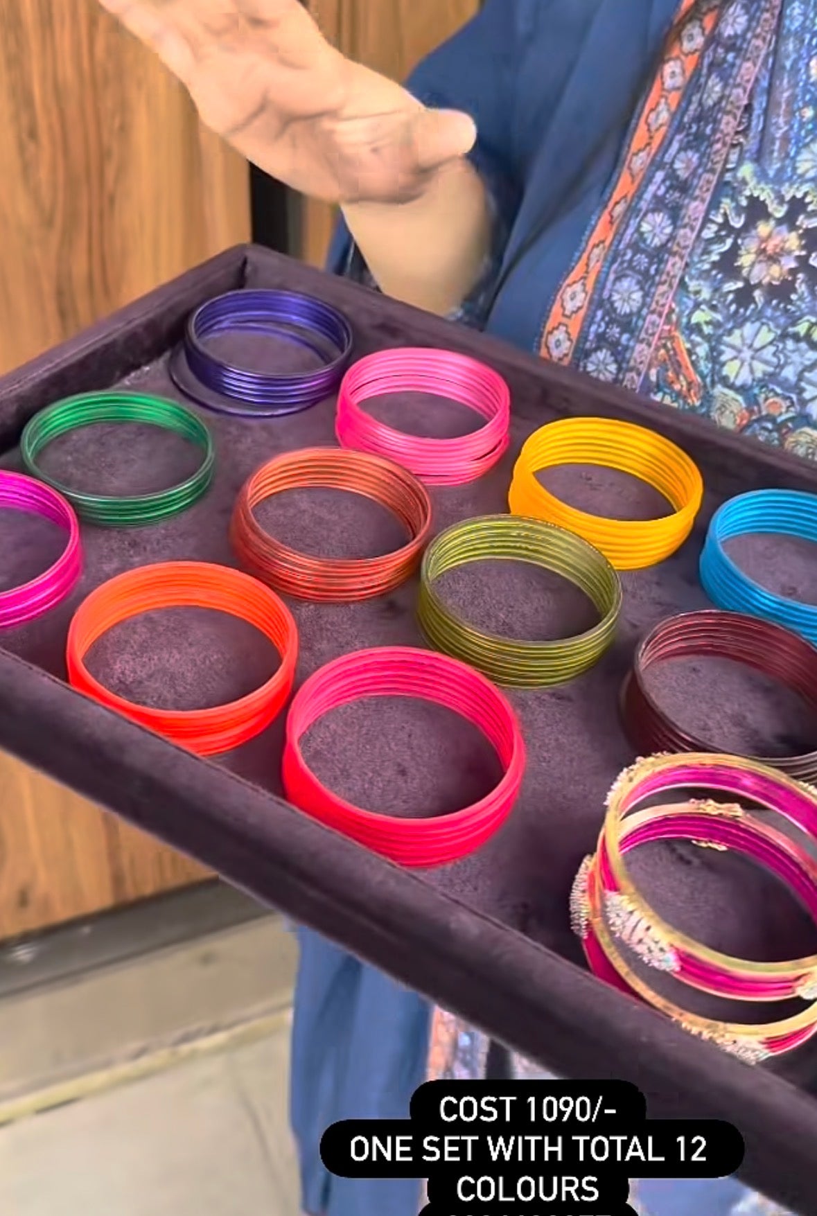 Beautiful changeable bangles set of 12 colours