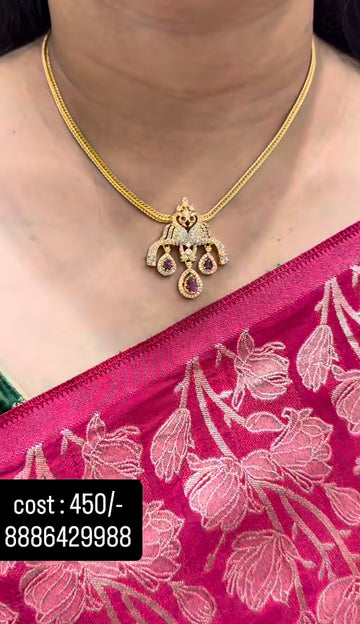 Beautiful nanpatti model necklace