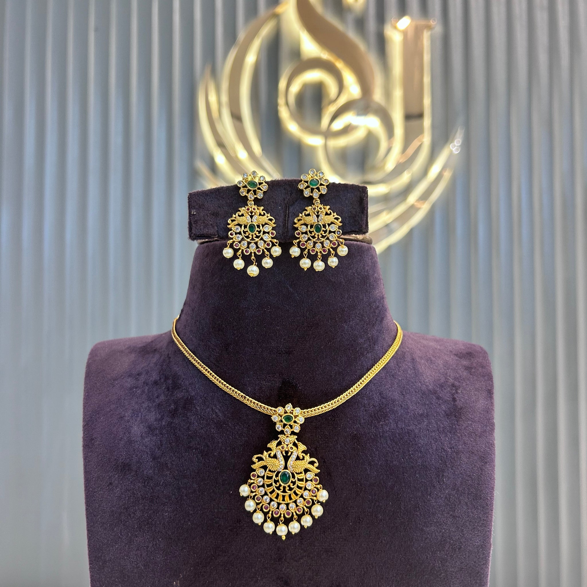 Simple Trendy Nakshi chain Necklace