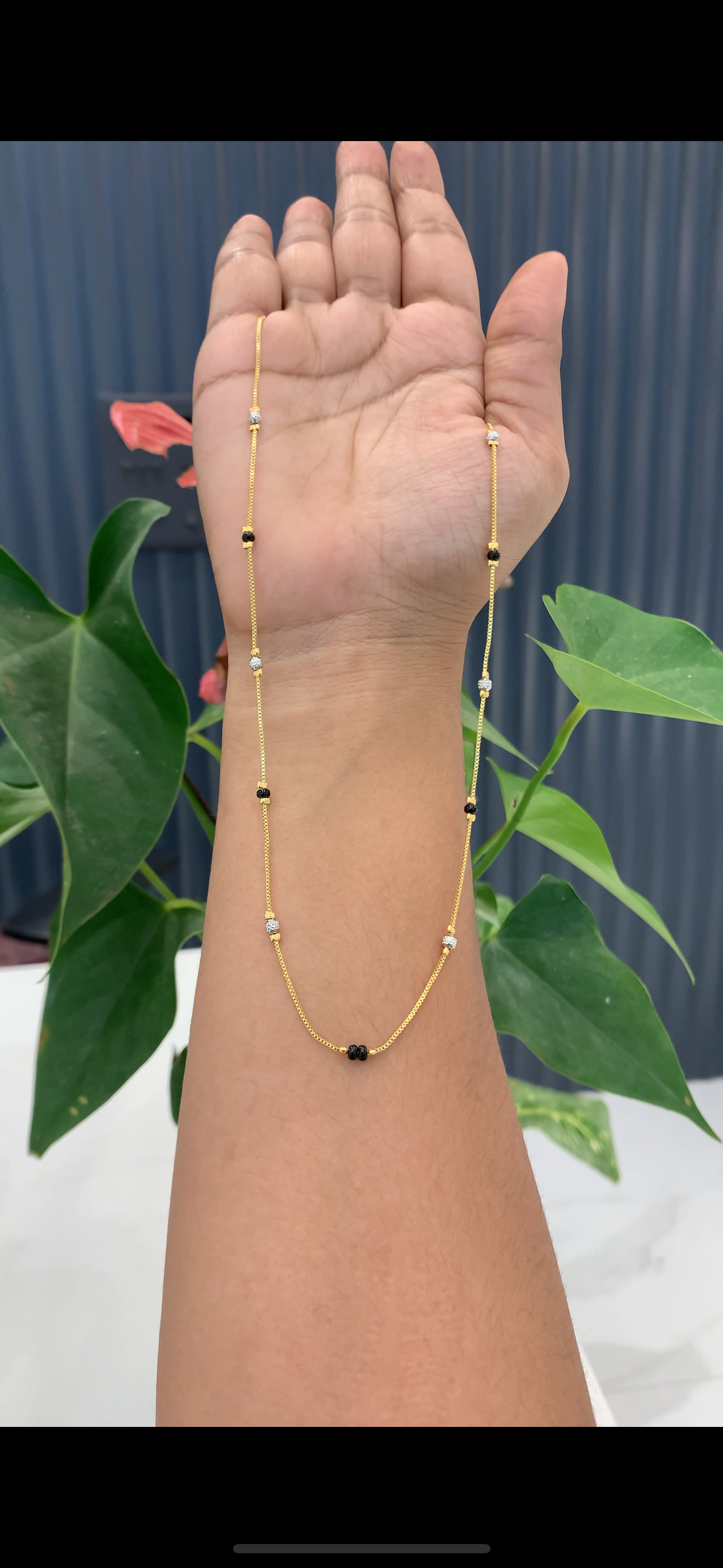 Beautiful metalic fancy chain