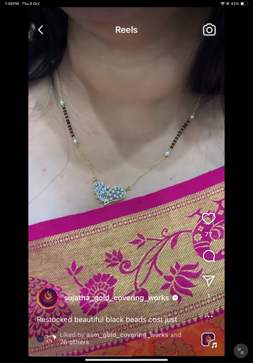 Beautiful black beads