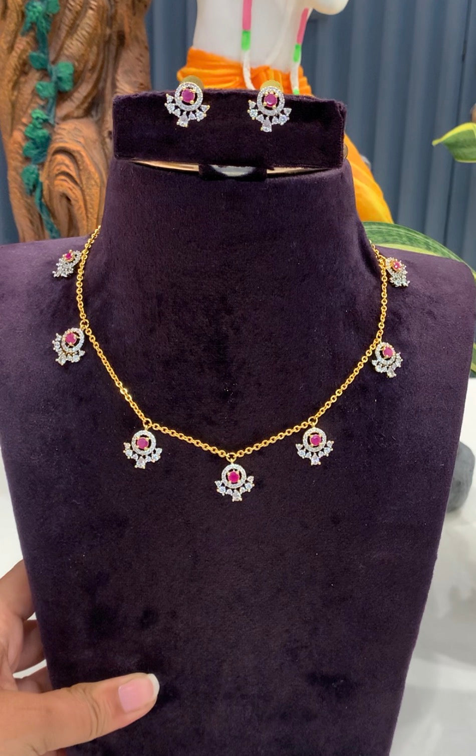 Beautiful Simple chandraharam Chain 15-16 days
