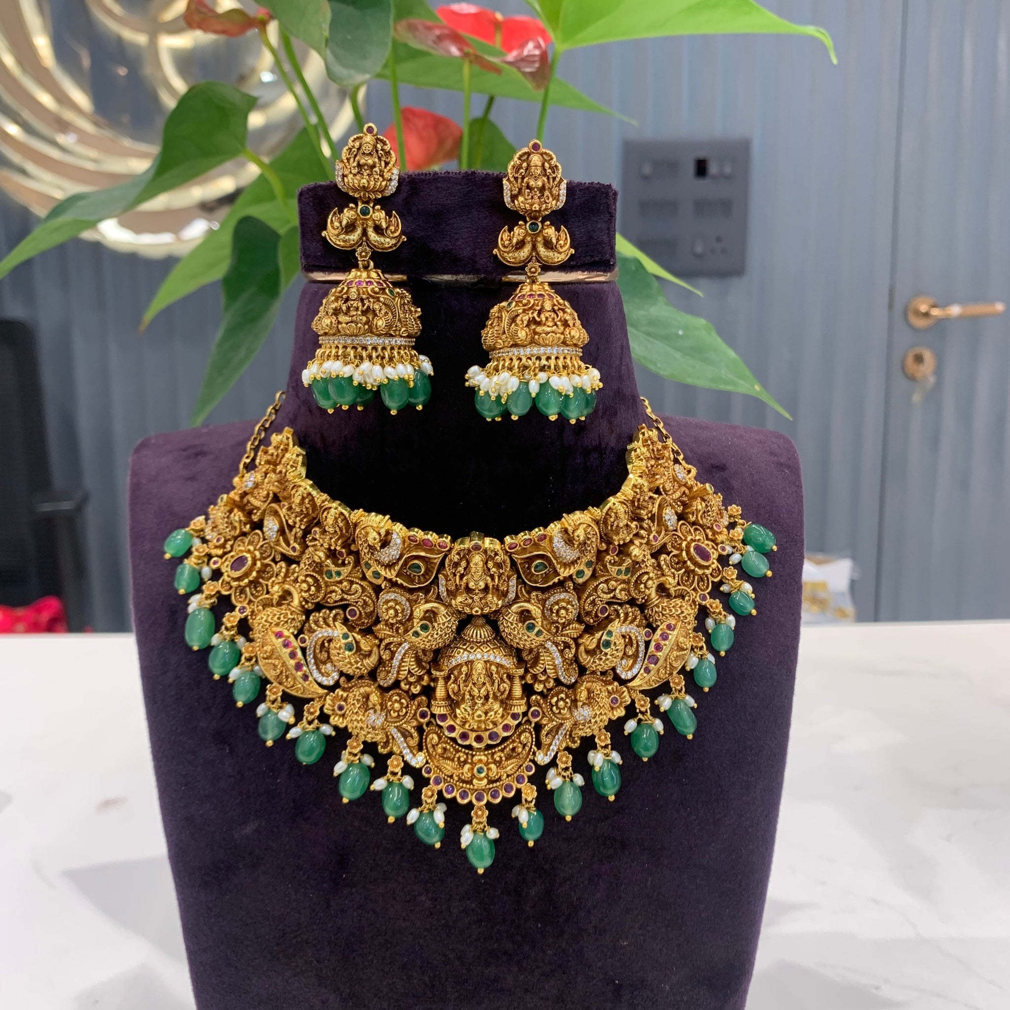 Beautiful nakshi 3D heavy  chocker set