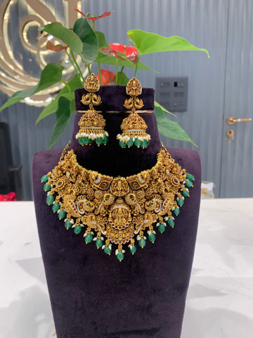 Beautiful nakshi 3D heavy  chocker set