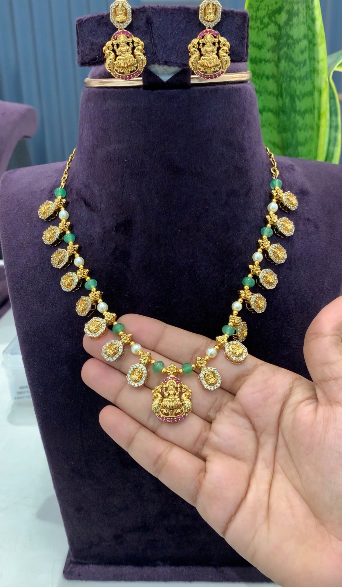Beautiful kasula customised beads necklace