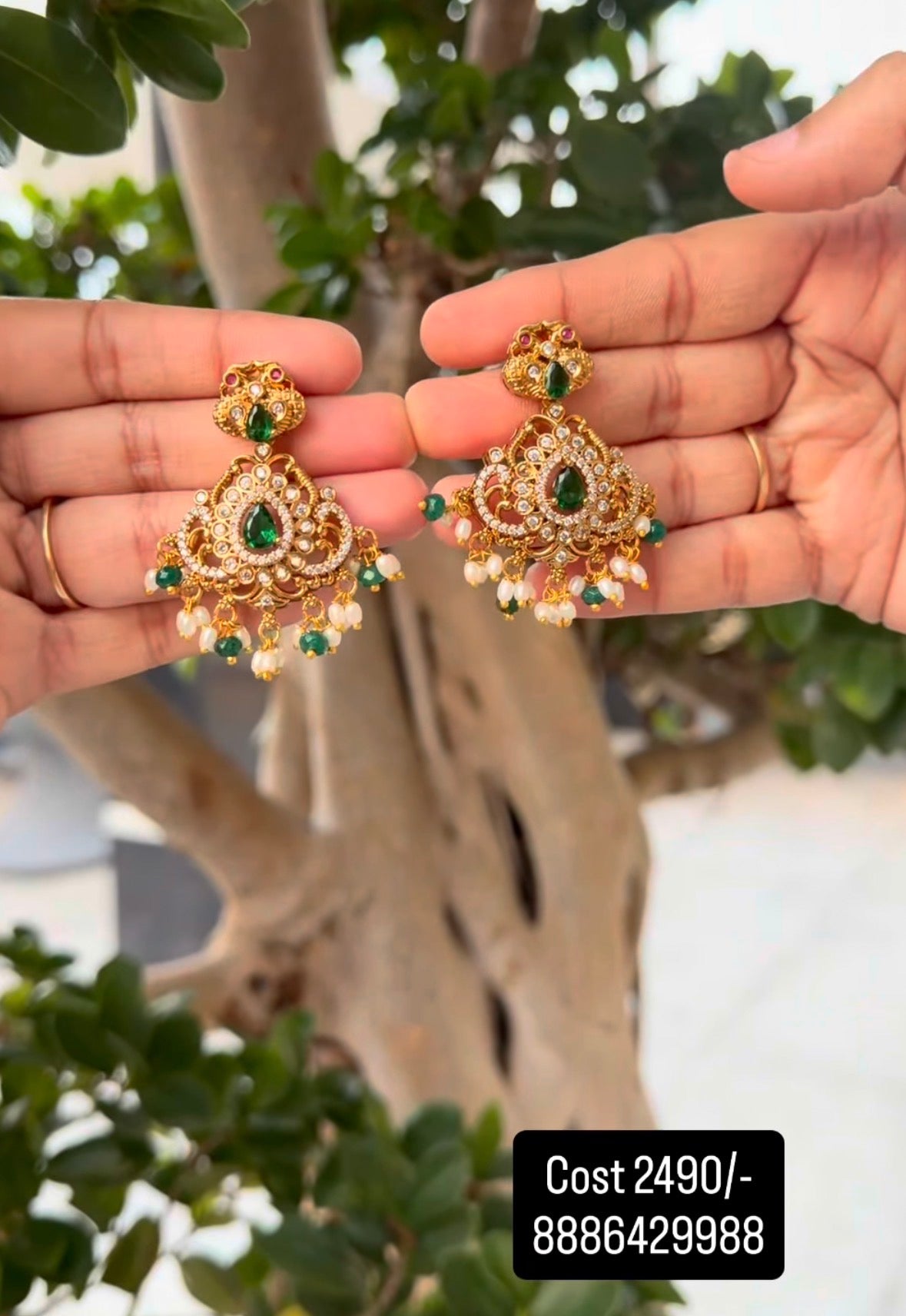 Beautiful kundhan style haram