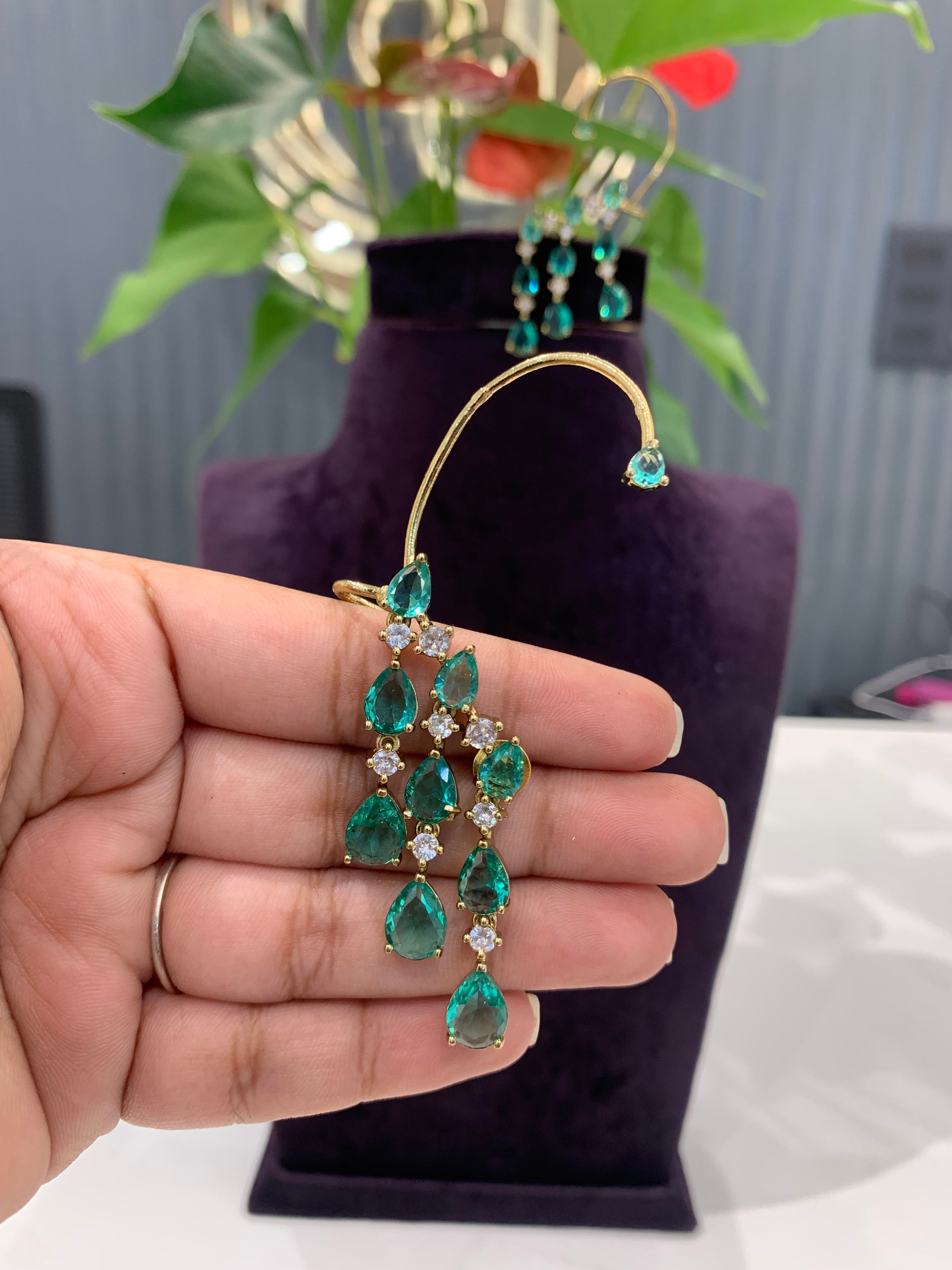 Beautiful trendy earcuffs