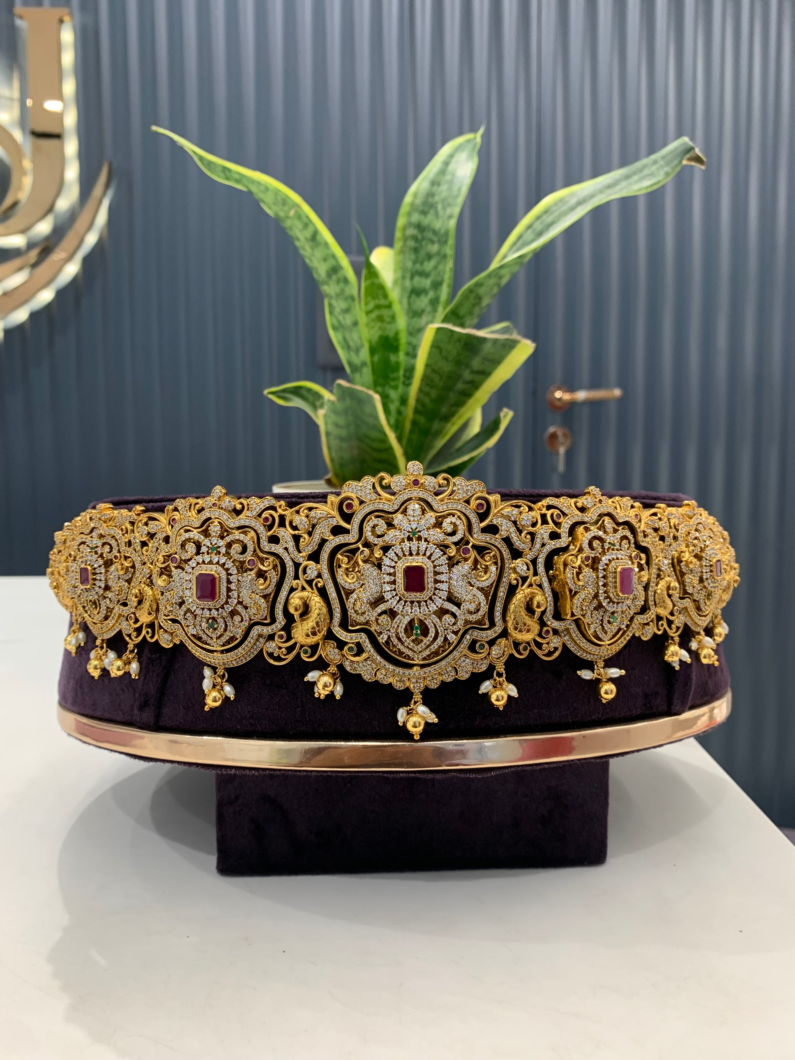 Beautiful 2 in 1 Heavy Nakshi Vadanam