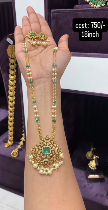 Beautiful pendent set with 18Inches
